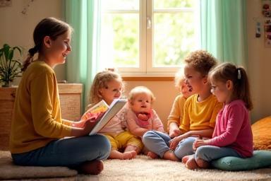 Image of children participating in a reading workshop